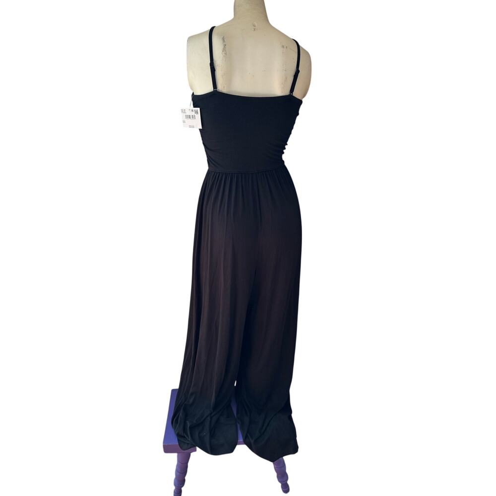 American Eagle one piece wide leg spaghetti strap jumpsuit size med - Picture 2 of 16